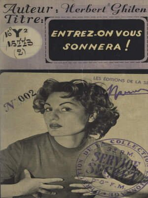 cover image of Entrez, on vous sonnera !